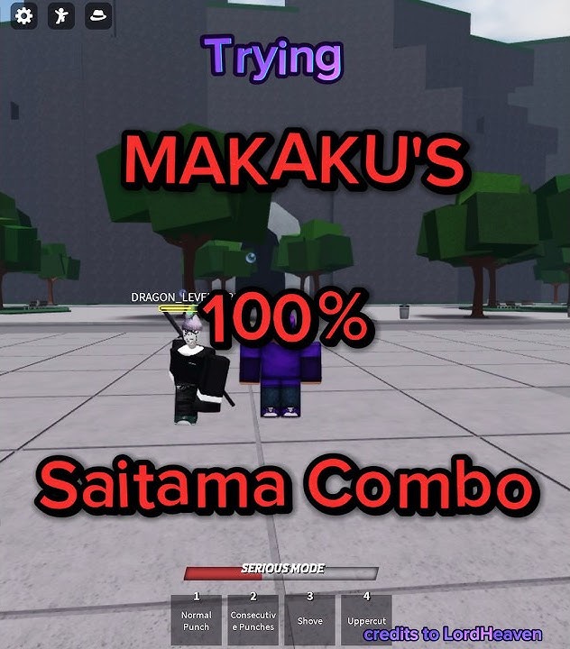 Doing Makaku’s Saitama Combo || The Strongest Battlegrounds #saitamabattlegrounds