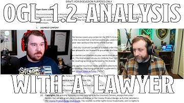 OGL 1.2 Analysis With A Lawyer! ft. MyLawyerFriend | Nerdimmersion