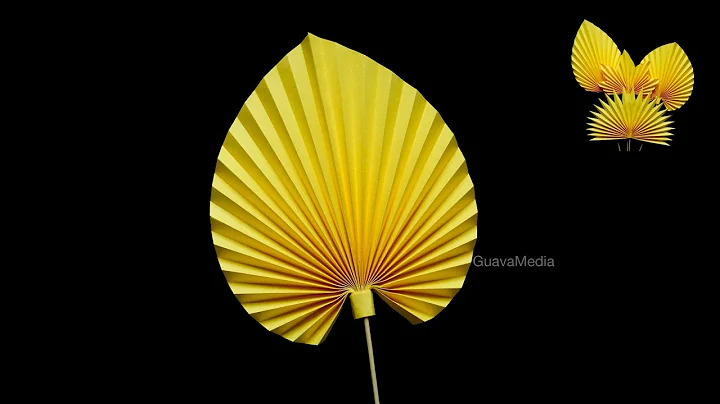 Paper Palm Leaves | DIY Paper Decorations | Event decor ideas | DIY Home Decor | Easy Paper Crafts