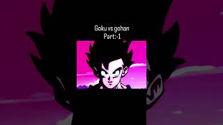 Gohan ultimate form vs Goku UI #music #rap #newmusic #dragonballsuper #anime #dbs #shortvideo