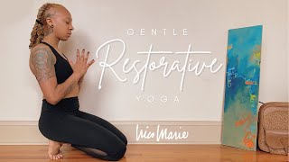 Gentle Restorative Yoga 15 Minutes