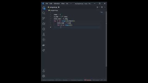 You want to Print Even number pattern using python then watch this video😍🤩