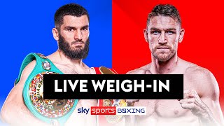 ARTUR BETERBIEV V CALLUM SMITH! 🔥 | LIVE WEIGH-IN