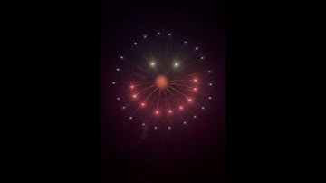 6” Inch Display Shell (SMILE) Effect #firework #pyro #display