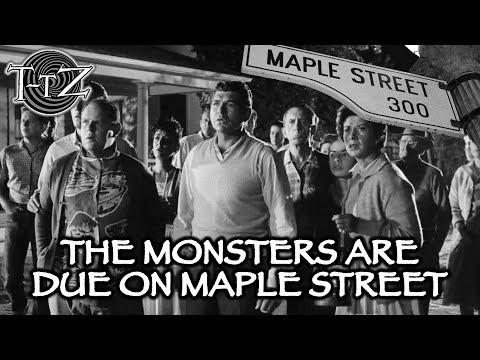 Video: Wat is het belangrijkste idee van Monsters Are Due on Maple Street?