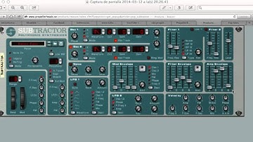 Basic concepts of Subtractor Polyphonic Synthesizer
