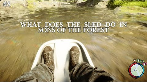 #5 What Does The Sled Do in Sons of the Forest?