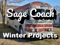 Sage Coach Winter Projects - Working on an old Greyhound Bus