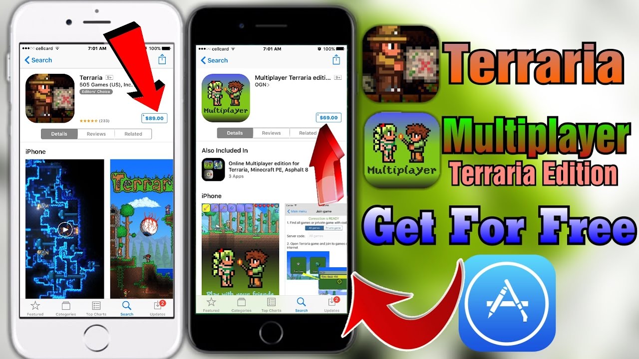 Terraria free ios 2018