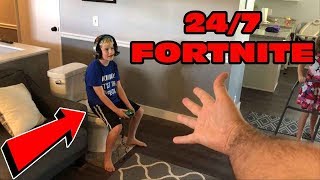 Kid Wont Stop Playing Fortnite For Anything - Brings Toilet To Living Room? Original 