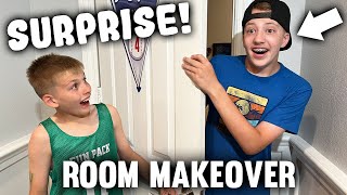 room makeover while he was away at camp