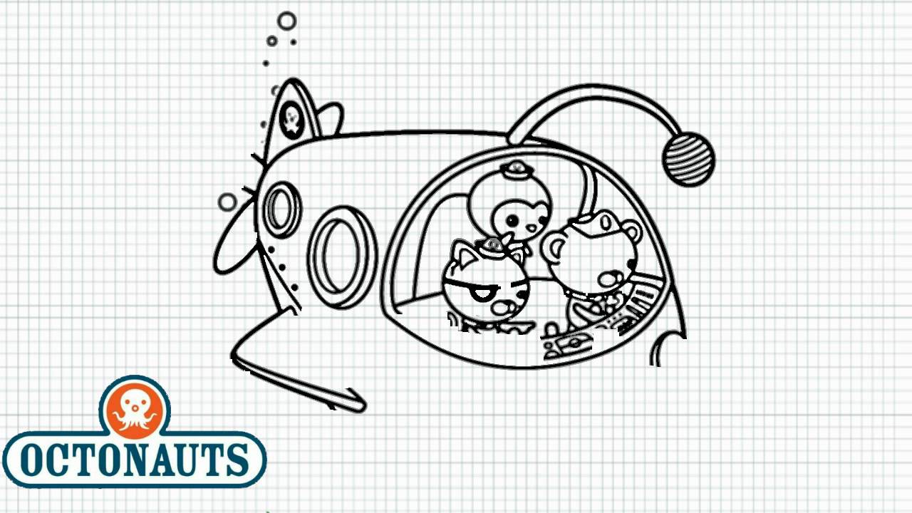 The Octonauts - How to Draw The Octonauts from the Octopod - Video