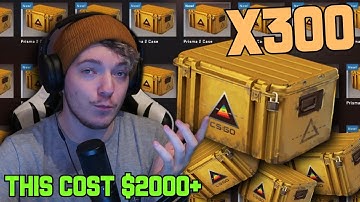 So I opened 300x Prisma 2 cases..($2,000+)