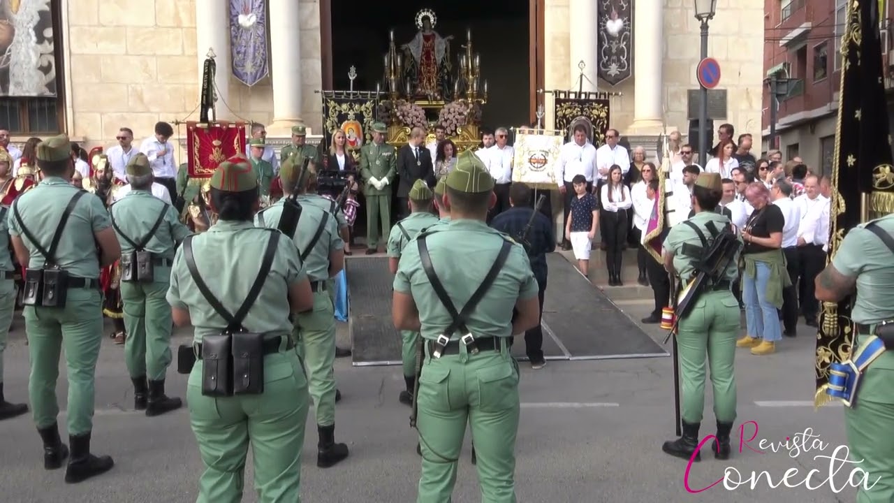 Llegada de la Legión Alfonso XIII a Alhama de Murcia - Semana Santa 2023
