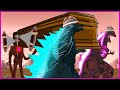 Godzilla & Godzilla Earth & Shin Godzilla & Pacman &Siren Head Boss - Coffin Dance Song Meme Cover