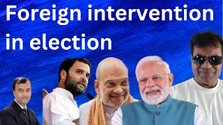 Foreign intervention in election