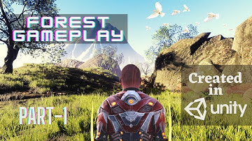 Forest Environment Created in Unity HDRP