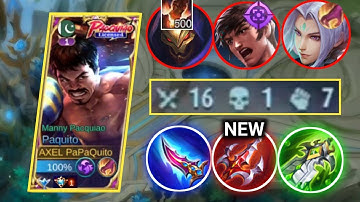 USE THIS BUILD TO COUNTER PRO ALDOUS | PAQUITO BEST BUILD & EMBLEM | MOBILE LEGENDS