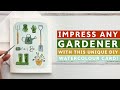 Impress Any Gardener With This Unique DIY Watercolour Card