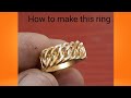 Chain ring making || Gold ring making|| jewelery making  @arshadjewelleryworkshop4473