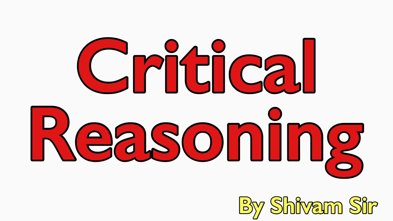 Critical Reasoning YouTube