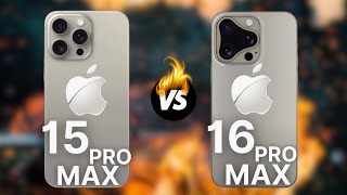iPhone 16 Pro Max Vs iPhone 15 Pro Max  Comparison!