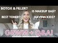 GRWM Q&A! Get Ready With Me- Skincare for Oily Acne Prone Skin