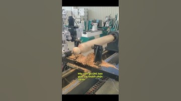 Máy tiện gỗ CNC cho bác nào có nhu cầu tìm hiểu hay sắm em nó về đây.