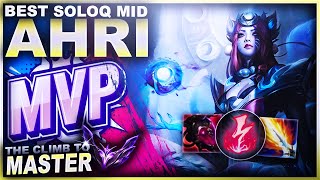 AHRI IS THE BEST SOLOQ MID LANER? MVP GAME! | League of Legends