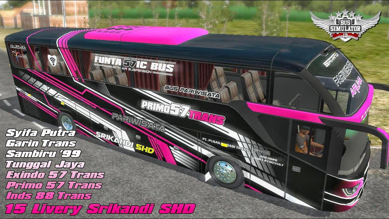 15 Livery Srikandi Shd Bussid Youtube