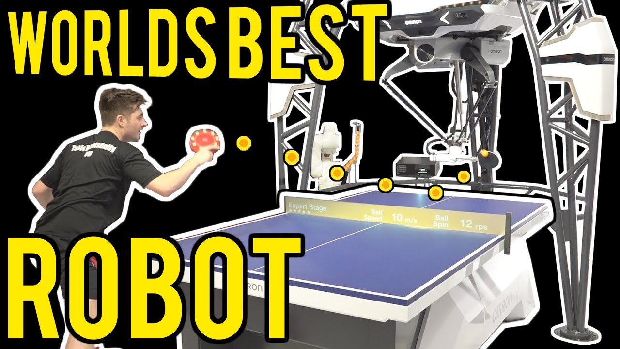 Робот играющий в настольный теннис. World's best Table Tennis Robot. Робот для тенниса. Forpheus. Love Smash! 5: Tennis Robo no Hanran.