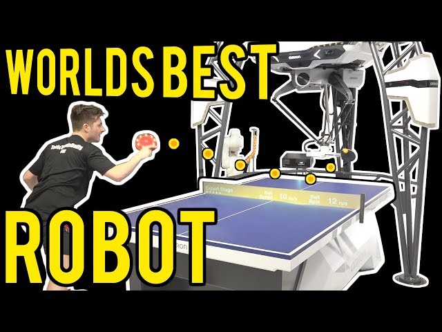 World's Best Table Tennis Robot vs TableTennisDaily's Dan! 