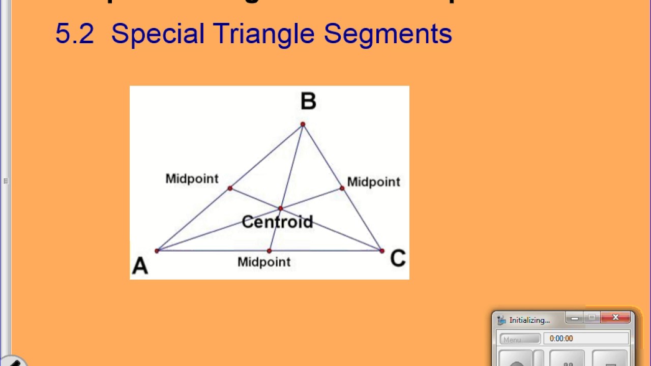 5.2 Special Segments in Triangles - YouTube