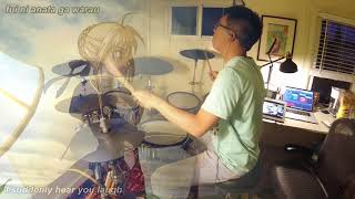 Video thumbnail of "【Fate/Apocrypha x Fate/Stay Night】ED 2 Koe by ASCA x ED あなたがいた森 by 樹海 Drums Cover"