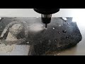 CNC, scurt test in granit