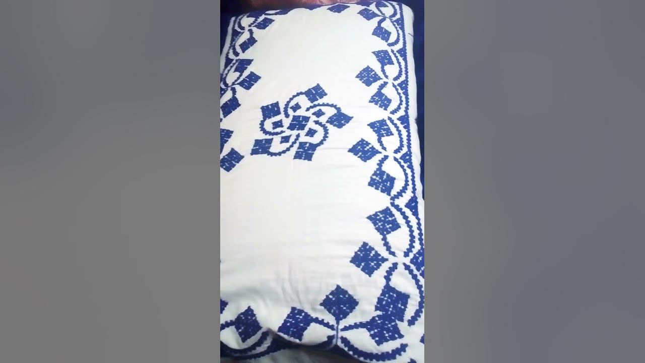 Sindhi kadhai bed sheet beautiful design YouTube