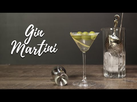 Classic Cocktails - How to make a Gin Martini