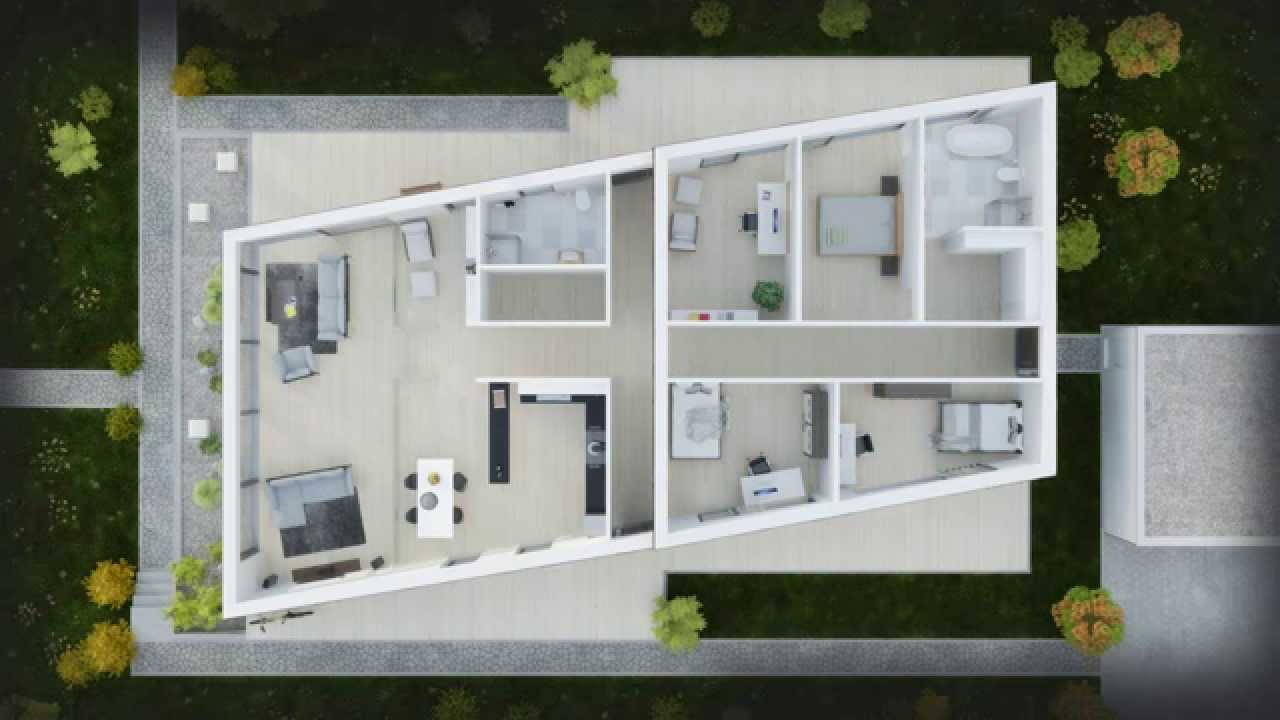 Grundrisse animation architekturvisualisierung youtube