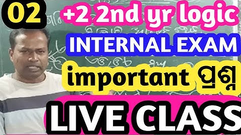 Internal Questions Logic Class 12th | Internal Exam 2025 Class 12th | Logic Selection Question 2025