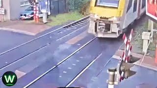 Tragic! Ultimate Near Miss Video Of Train Crashes Filmed Seconds Before Disaster