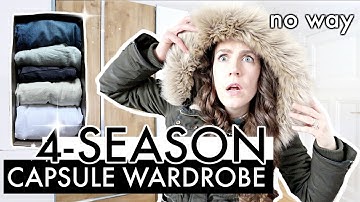 😱 4-SEASON CAPSULE WARDROBE (I Saved $5,000) | How to Build a Year-Round MINIMALIST WARDROBE (#4)