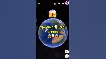 😱The Nun Real house with proof | scary things #shorts