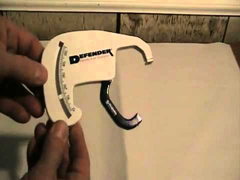 Defender Body Fat Caliper Chart