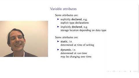 Concepts of Programming Languages: lecture 3/12, part 2/3