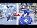 Sonic showing his skills Online in Mario Kart