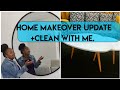 NEW FURNITURE + HUGE DINING AREA MIRROR* Home makeover update *+ Clean with me