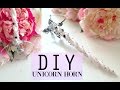 Easy diy unicorn horn headpiece tutorial  pinterest inspired