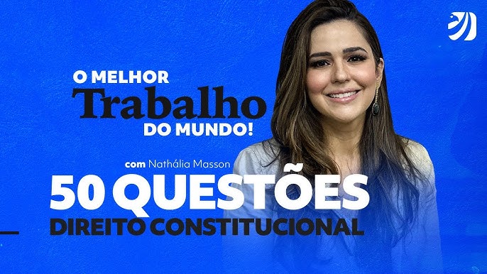 Concurso MP SP: Oficial de Promotoria em 2 meses! - Direito Constitucional  com Prof. Nathália Masson 