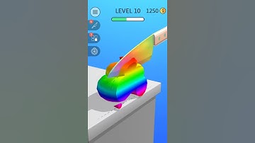 ASMR Slicing Level-9-10 Gameplay Walkthrough ios, Android #shorts
