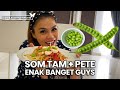 BIKIN & MAKAN SOM TAM (PAPAYA SALAD) PAKE PETE ENAK BANGET